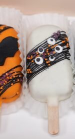 Cakesicle in ciocolata-Scary Pumpkin